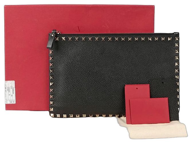 Valentino Clutch Rockstud Nero