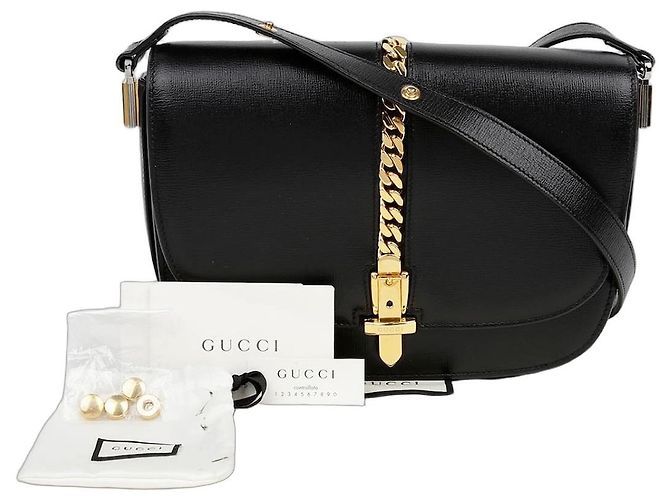 Gucci Silvy Small Shoulder Bag Black