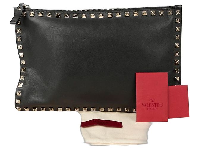 Valentino Clutch Rockstud Nero 