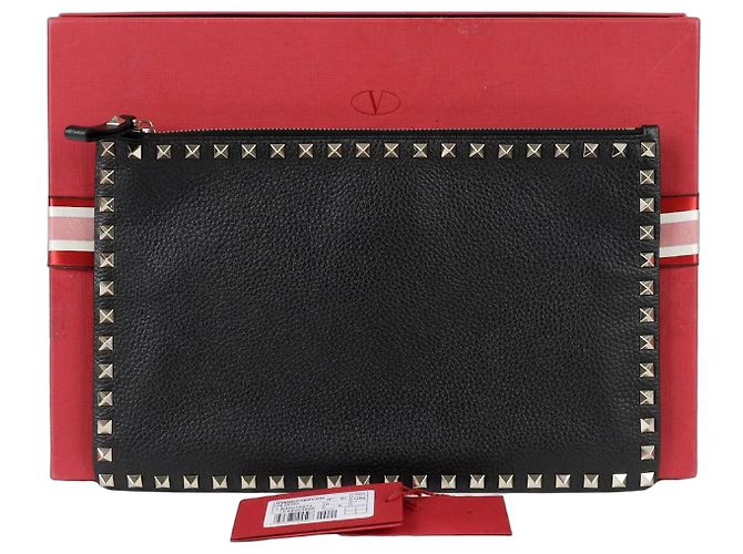Valentino Clutch Rockstud Nero