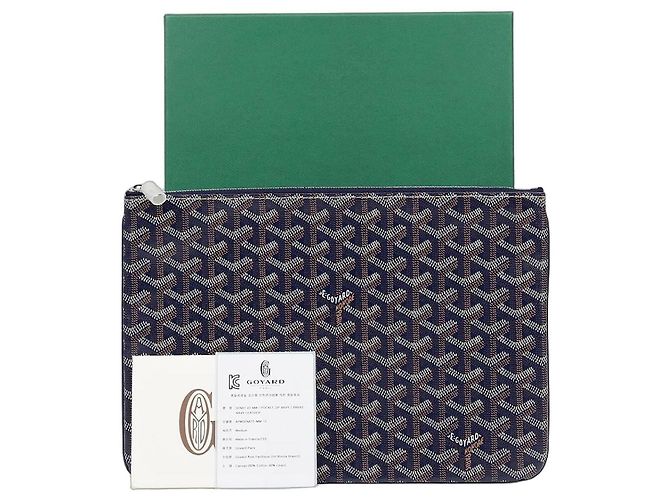 Goyard Clutch Sena MM Blu