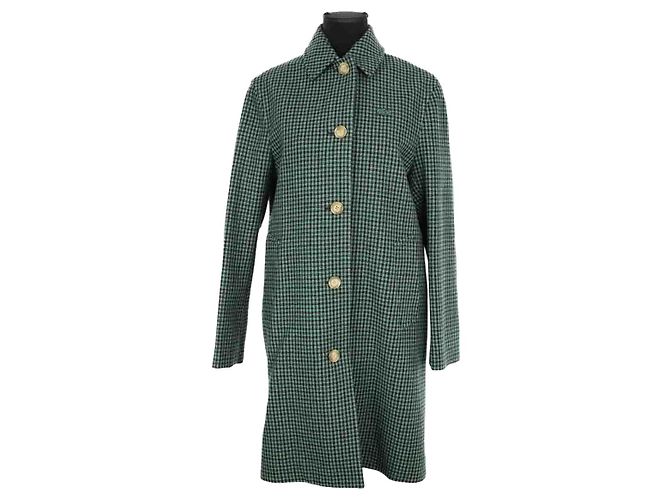 Lacoste Abrigo de lana verde