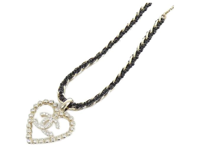Collana Nera e Oro Chanel ABF453 Nero D'oro 