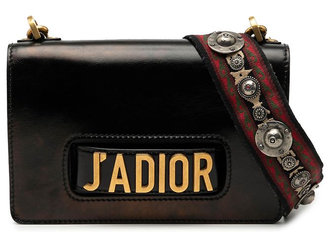Dior Borsa a Flap JAdior in Pelle Nera Nero
