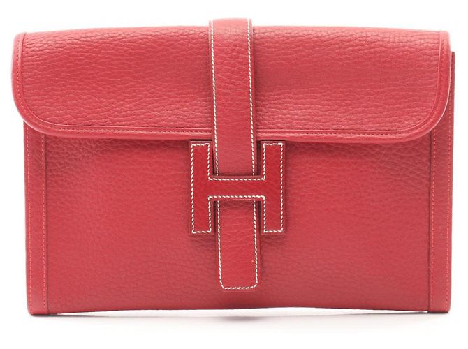 Hermès Jige PM Clutch Tasche in Rot