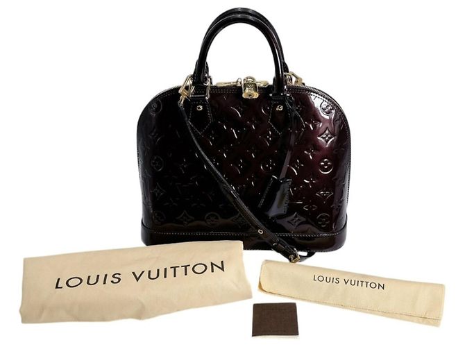 Bolso Alma PM Louis Vuitton Roja Burdeos