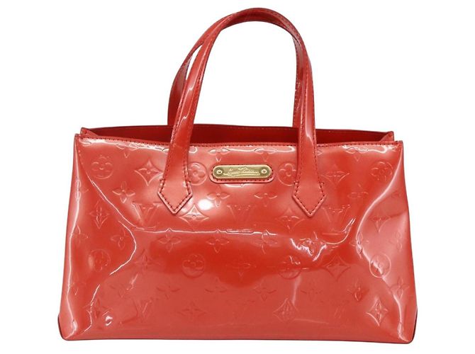Louis Vuitton Wilshire Monogram Vernis PM Arancione
