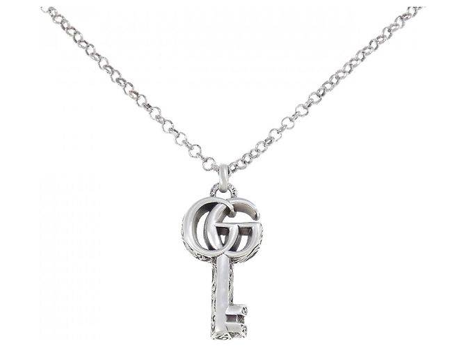 Collier llave de plata 925 Gucci