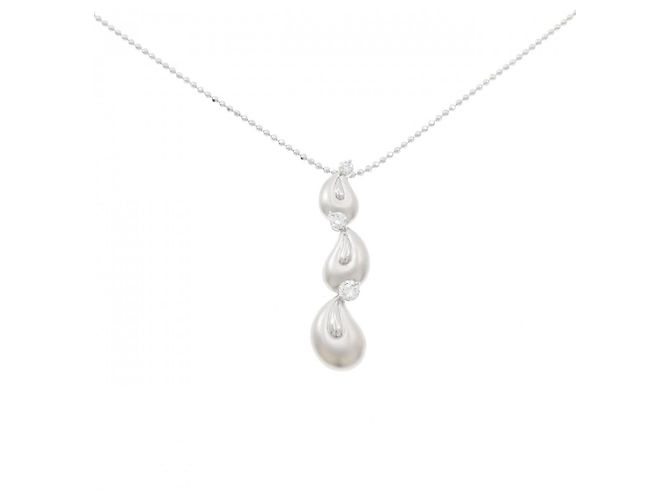 Autre Marque Collana di diamanti Au750 Argento