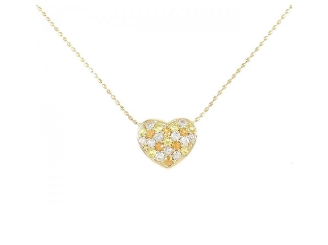 Autre Marque Collar de zafiro Au750 Dorado