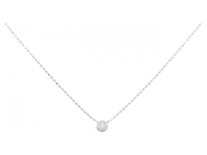 Autre Marque Au750 Diamant-Halskette Silber