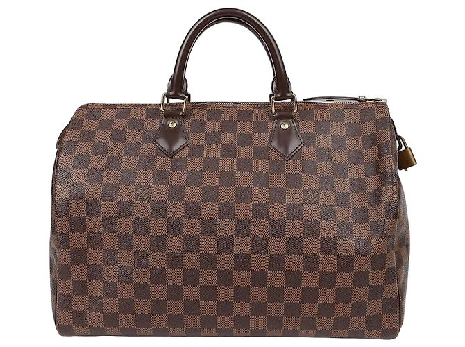 Louis Vuitton Bolsa Tote Speedy Marrom