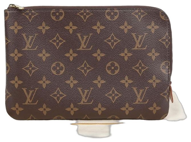 Louis Vuitton Clutch Étrier Voyage PM Marrom