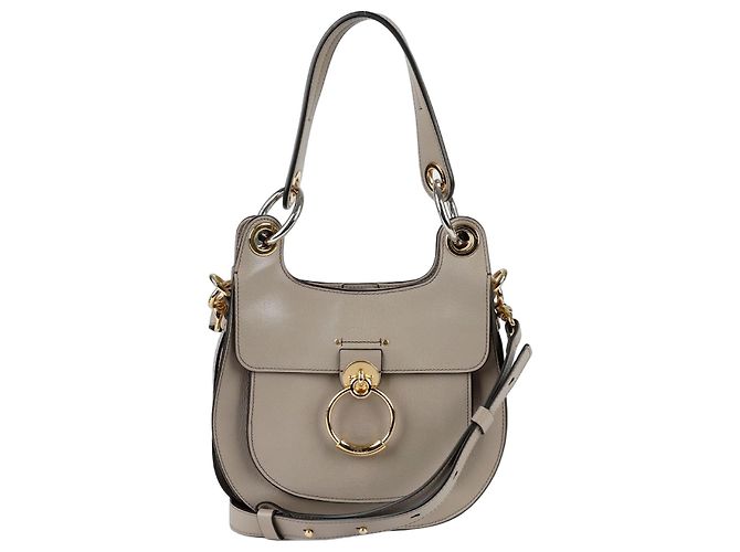 Chloé Bolsa de Ombro e Transversal Tess Marrom