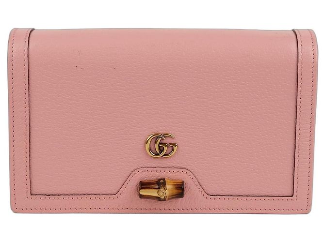 Gucci Bolsa crossbody mini Diana em bambu Rosa