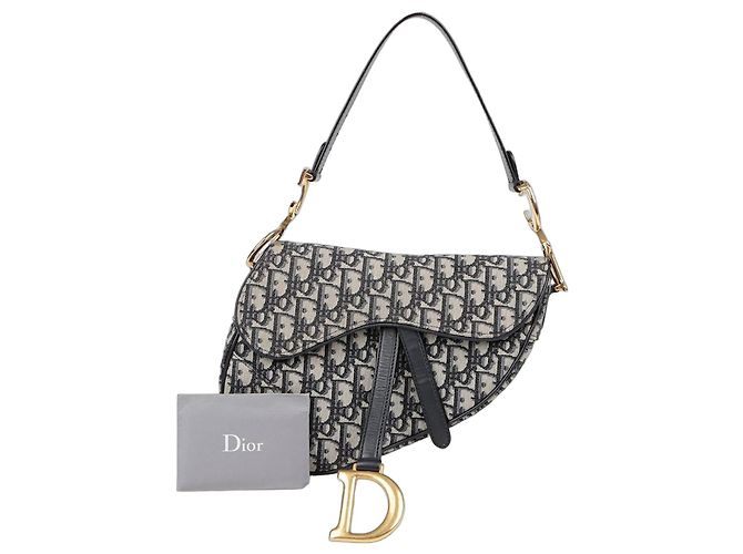 Dior Borsa a tracolla Saddle Blu 