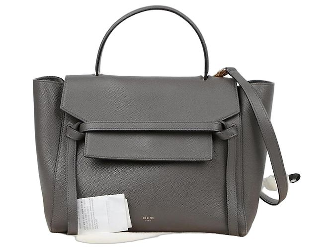 Belt Bag Céline Bolsa mini tote com alça Marrom