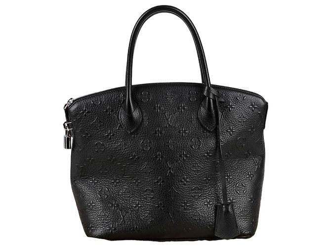Louis Vuitton Lockit Tote Bag Black