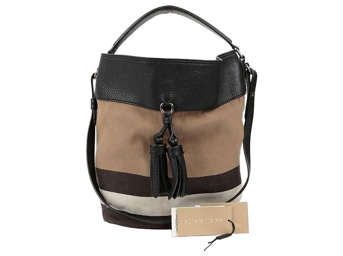 Burberry Borsa Ashby a mano e a spalla Marrone