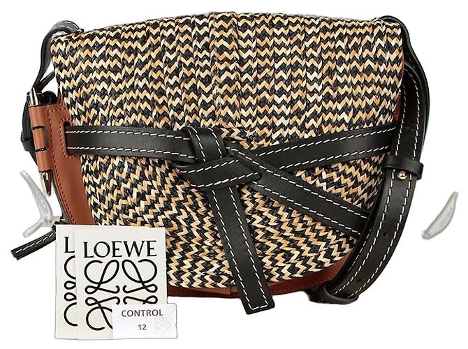Loewe Bolsa de ombro cruzada Gate Small Marrom