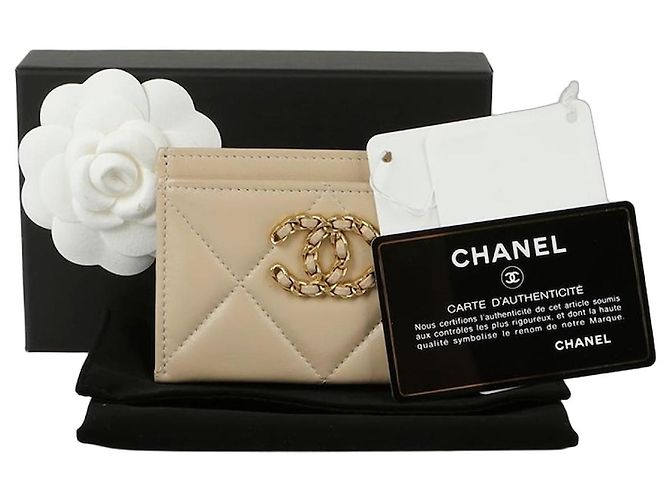 Chanel Card Holder Brown