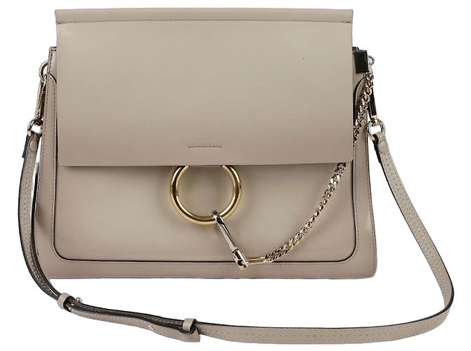 Chloé Pay Medium Tote and Shoulder Bag Brown