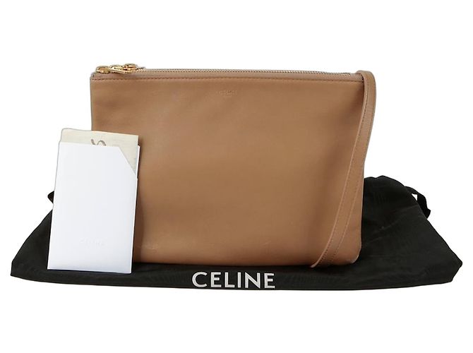 Céline Grande borsa a tracolla Trio Marrone