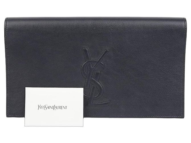 Saint Laurent Clutch Beldujour Azul