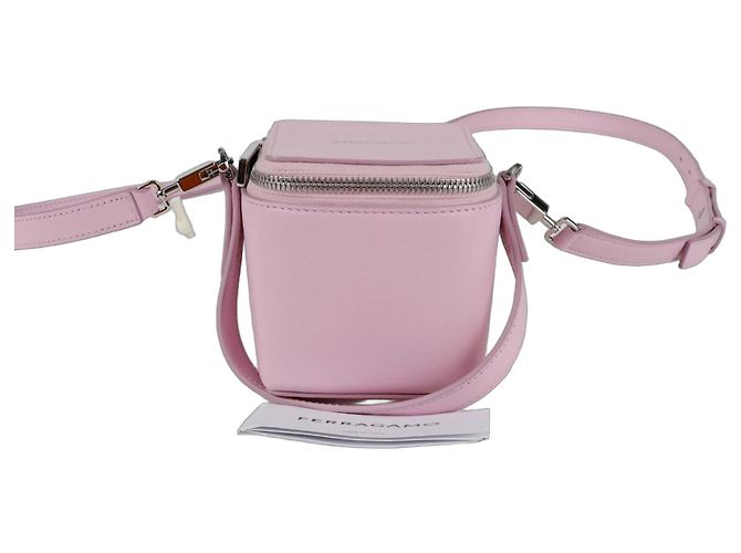 Salvatore Ferragamo Mini Bolsa de Ombro Rosa
