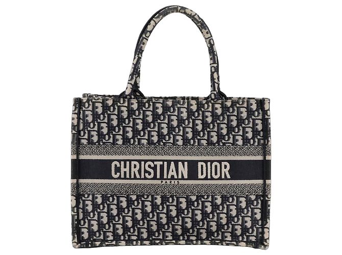 Dior Medium Book Tote Tasche Blau 