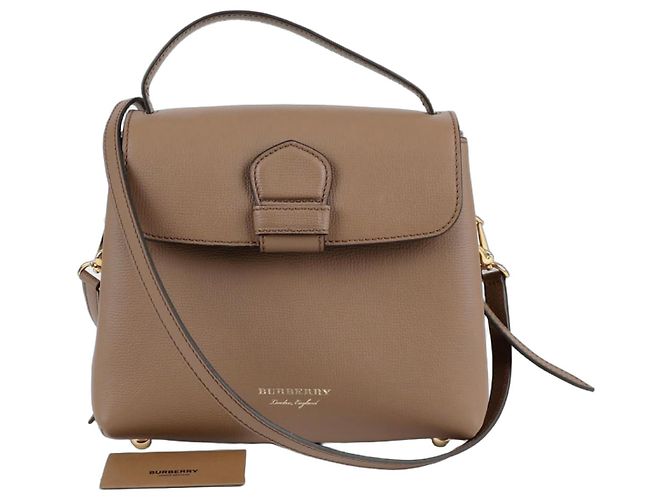 Burberry Sac à main cabas Camberley petit modèle Marron