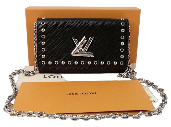 Louis Vuitton Borsa a tracolla Twist WOC Nero