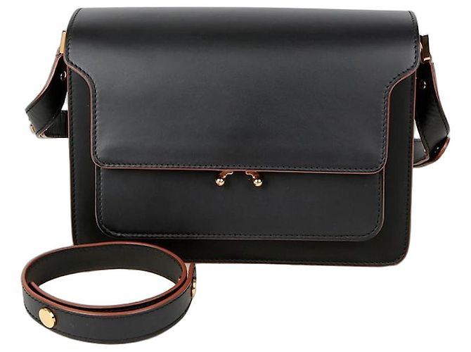 Marni Borsa a tracolla media Trunk Nero