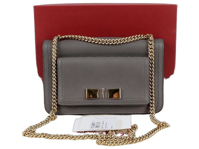 Salvatore Ferragamo Bolsa transversal Ginabra Chain Marrom