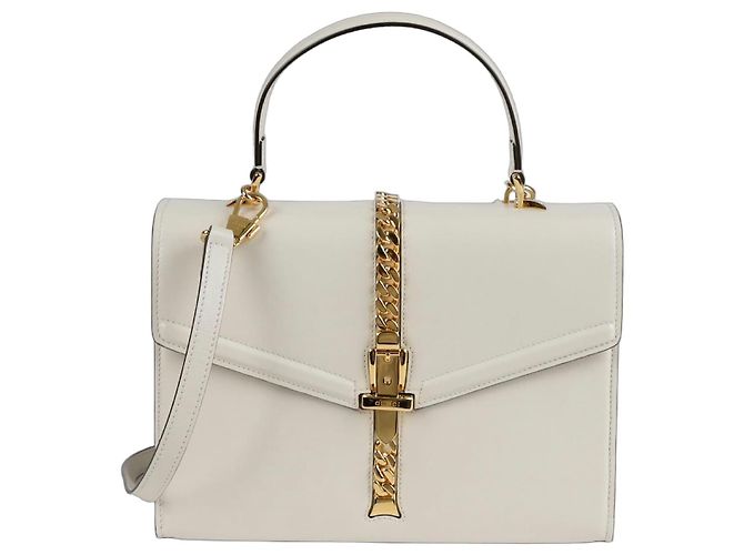 Gucci Silvi Small Tote Schultertasche Weiß