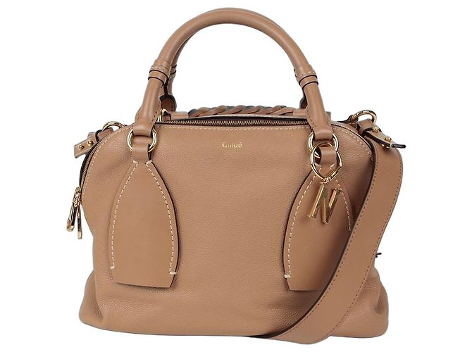 Chloé Sac à main Daria Medium Tote Marron