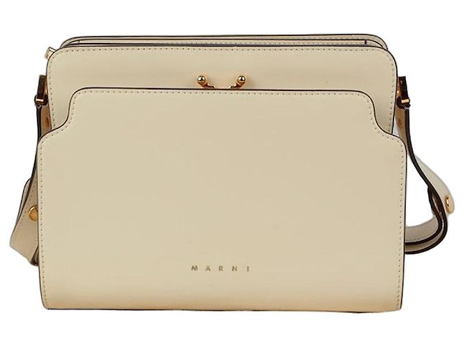 Marni Bolsa transversal média Reverse Trunk Branco