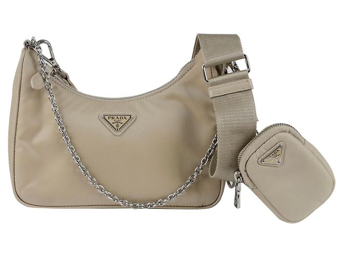 Re-Edition Prada Bolsa hobo crossbody multi reedição Marrom