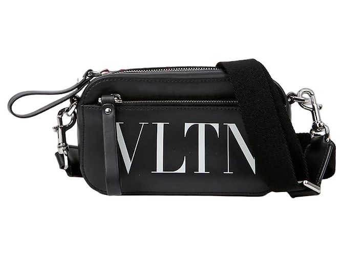 Valentino Bolsa transversal com logo Preto