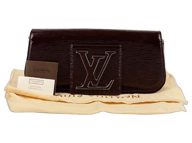 Louis Vuitton SoBe Clutch Red