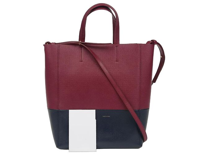 Cabas Céline Bolsa tote vertical pequena com alça Rosa