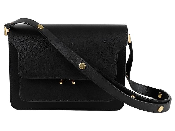Marni Trunk Medium Shoulder Bag Black