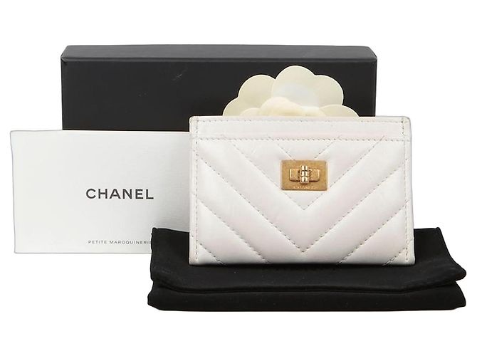 Chanel Tarjetero Blanco 