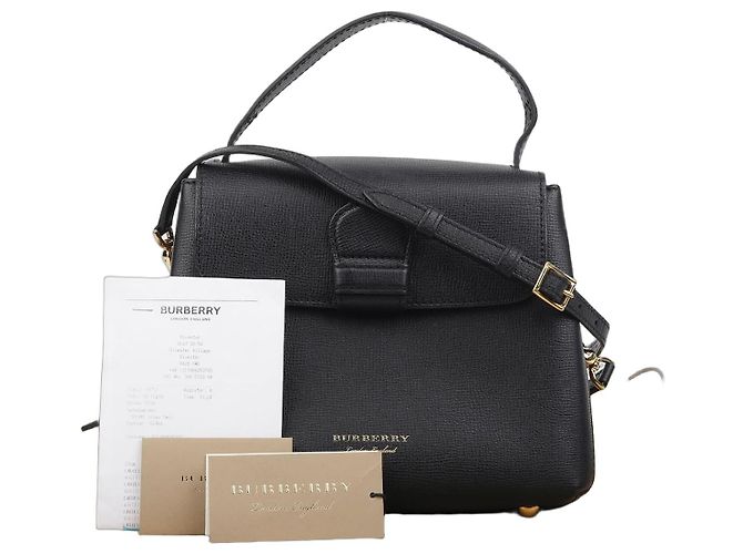 Burberry Camberley Small Tote Shoulder Bag Black