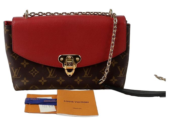 Louis Vuitton Borsa a tracolla a catena Placid semplice Marrone