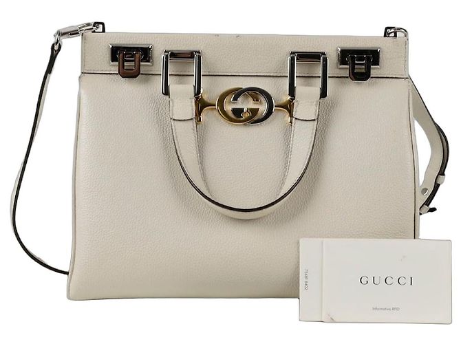 Gucci Small Tote Shoulder Bag White