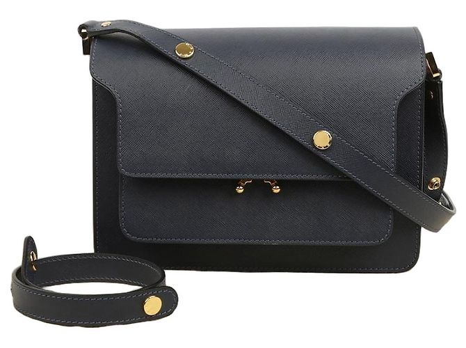 Marni Sac à épaule moyen Trunk Bleu