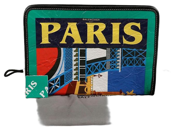 Balenciaga Mini Clutch Bazaar PARIS Multicolore