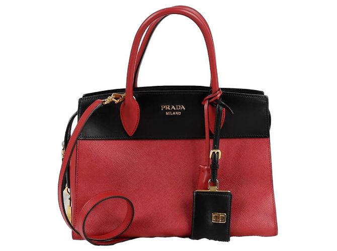 Prada Esplanade Schultertasche Rot 