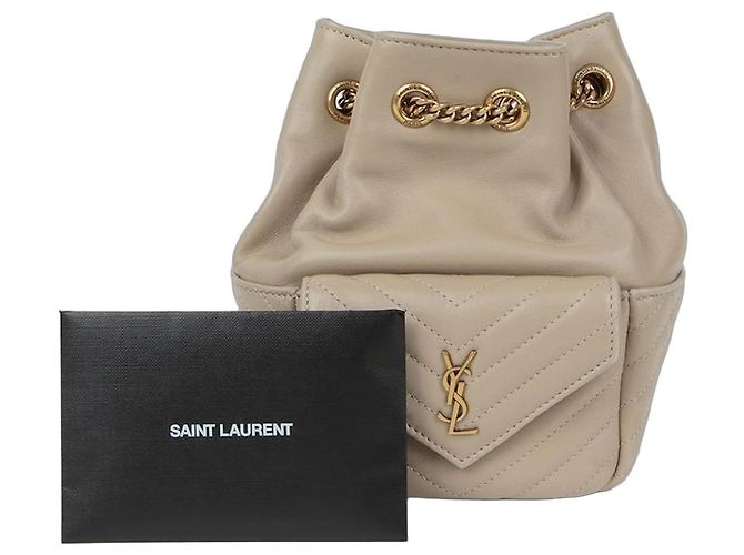 Saint Laurent Borsa a tracolla mini secchiello Zoe Marrone